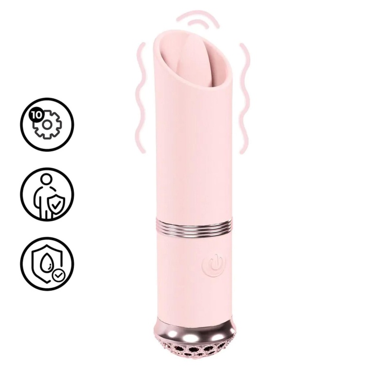 Kieszonkowy mini wibrator Lipstick Vibe z silnikiem F1 10 000 obr./min, 10 funkcjami wibracji i wodoodporną obudową - 1