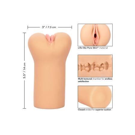 Masturbator Boundless Vulva 21 cm z efektem ssącym - 7