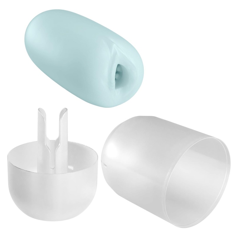 Masturbator ręczny Catherine OLGA z miękkim rękawem TPR, 13 cm - 6