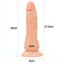 Zestaw strap-on regulowany z dildo TPE 19 cm - 3