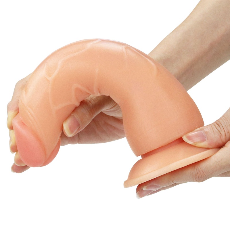 Zestaw strap-on regulowany z dildo TPE 19 cm - 12