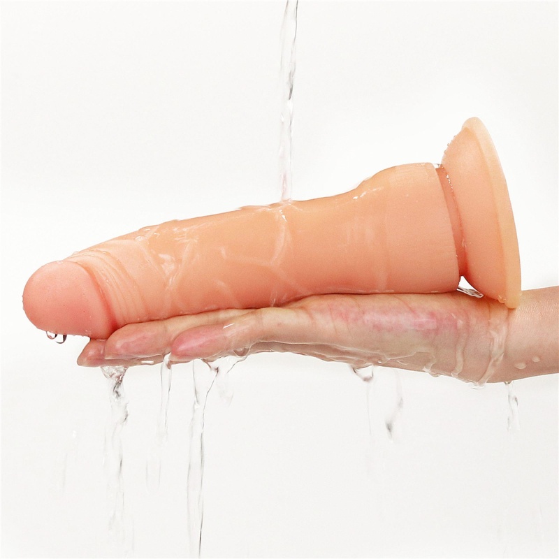 Zestaw strap-on regulowany z dildo TPE 19 cm - 14