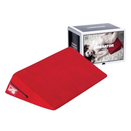 Poduszka erotyczna Liberator Wedge Red – ergonomiczny klin do ustawiania miednicy, 61 x 35,5 x 18 cm - 1