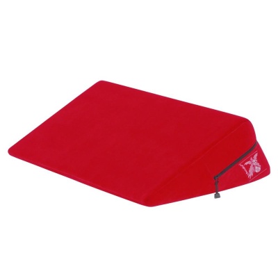 Poduszka erotyczna Liberator Wedge Red – ergonomiczny klin do ustawiania miednicy, 61 x 35,5 x 18 cm - 1 2
