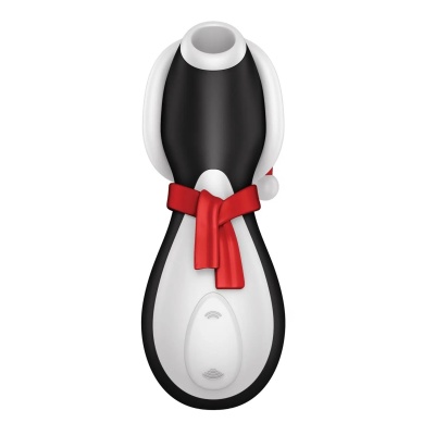 Satisfyer Pro Penguin Holiday Edition - stymulator łechtaczki Air Pulse z główką z silikonu medycznego, długość 125 mm - 1 2