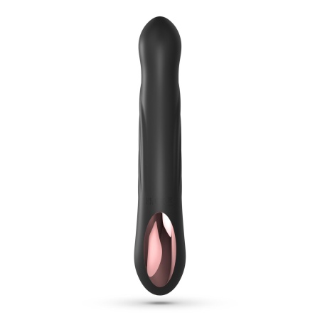 Wibrator Rabbit Lapin Thrusting 21,5 cm Czarny Silikon - 3