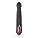 Wibrator Rabbit Lapin Thrusting 21,5 cm Czarny Silikon - 3