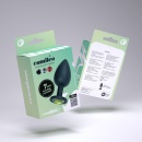 Plug analny Camileo Small z 4 wymiennymi kryształkami 7 cm - 11