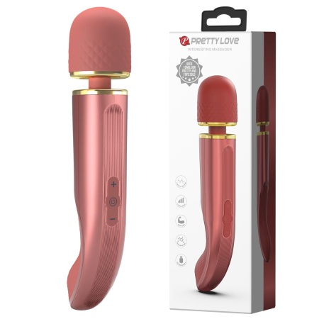 Masażer Interesting Massager z dużą okrągłą głowicą, 5 prędkościami i 7 trybami - 1