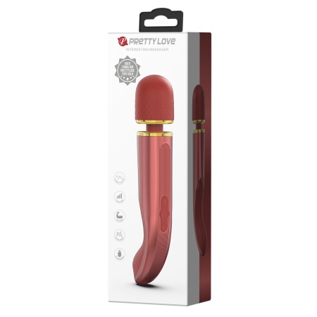 Masażer Interesting Massager z dużą okrągłą głowicą, 5 prędkościami i 7 trybami - 2