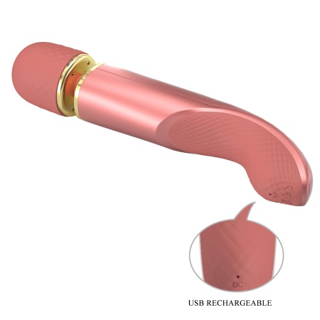 Masażer Interesting Massager z dużą okrągłą głowicą, 5 prędkościami i 7 trybami - 12