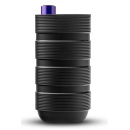 Masturbator elektryczny M Elite Platinum Stroker Black - silikon Purio™, 10 trybów, długość 13,9 cm - 3