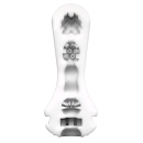 Masturbator wielokrotnego użytku Tenga Flex Silky White z regulacją podciśnienia i spiralną komorą, 15,5 cm - 7