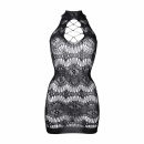 Criss Cross Neck Mini Dress - One Size - 8