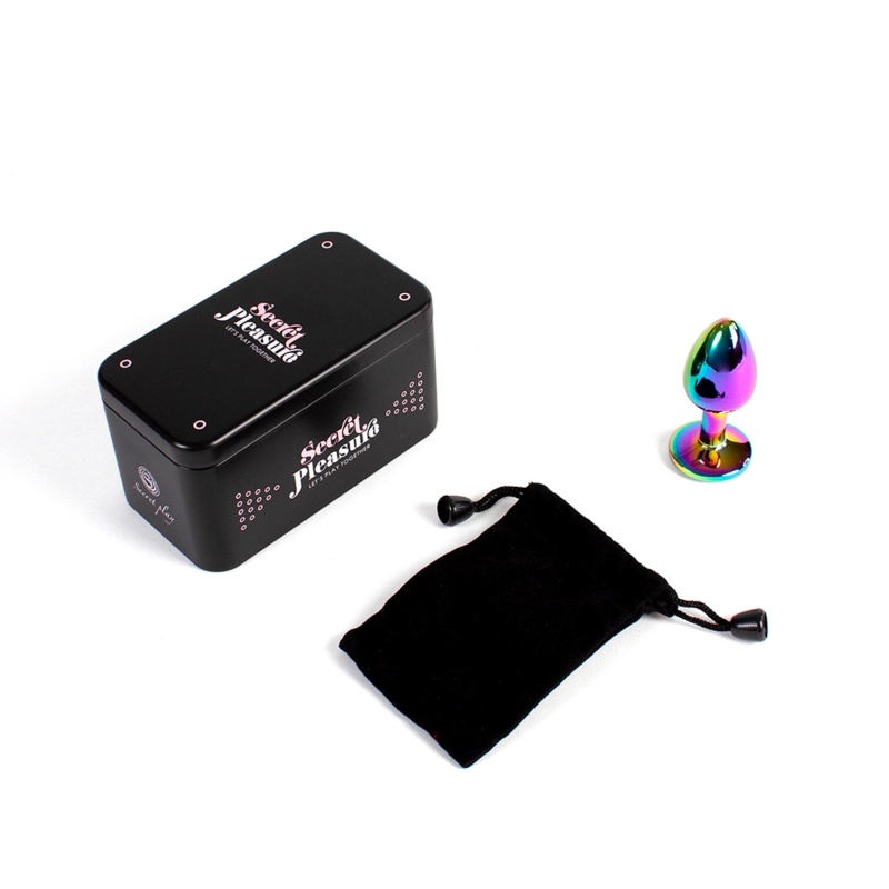 RAINBOW METAL BUTT PLUG S - 2