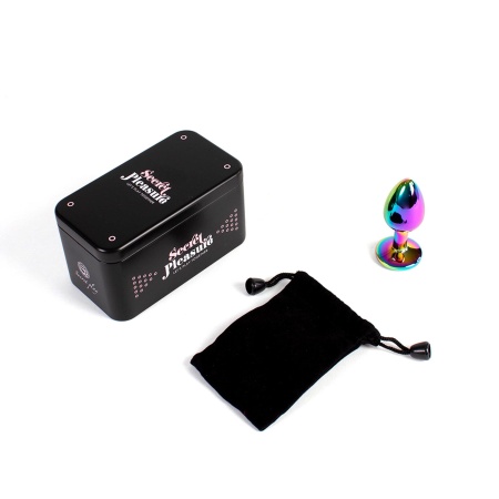 RAINBOW METAL BUTT PLUG S - 2