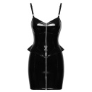 Vinyl Dress Peplum XL - 6