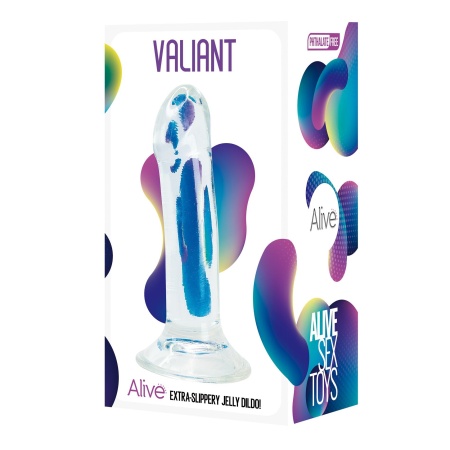 Valiant Jelly Dildo – realistyczne dildo żelowe 16 cm o średnicy 4,5 cm - 2