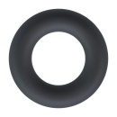 Liquid Silicone Cockring - L - Black - 1