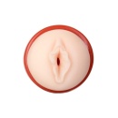 Masturbator kompaktowy z designem ust w ergonomicznej fiolce 24 cm, średnica 7,6 cm - 2