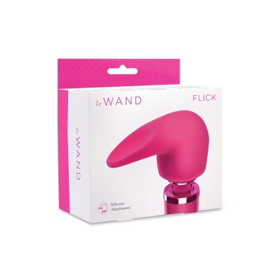 Le Wand Flick - elastyczna silikonowa nakładka w kształcie języka do masażerów Le Wand Rechargeable - 1