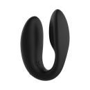 Rosy Gold – C-Shape Vibrator with Luxury Charging Case – Black - 6