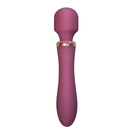 Masażer dwustymulacyjny Jinx 21 cm Czerwone Wino - 1