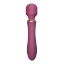 Masażer dwustymulacyjny Jinx 21 cm Czerwone Wino - 1