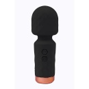 Eros Mini Wand Black – miniróżdżka masująca z 10 trybami wibracji, 11,5 cm - 1