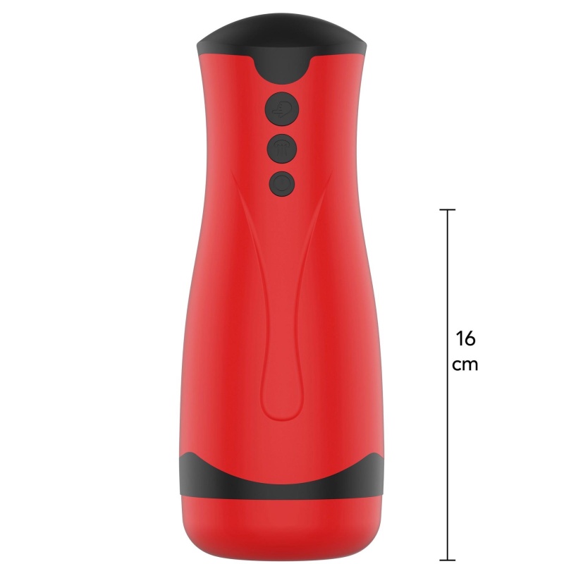 Super Suction Masturbator Red - 1