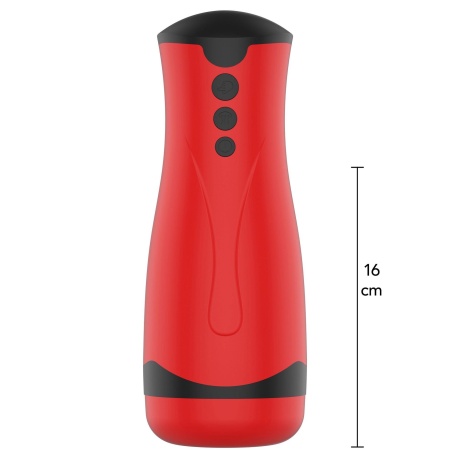 Super Suction Masturbator Red - 1
