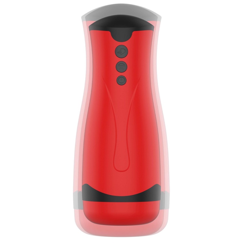 Super Suction Masturbator Red - 3