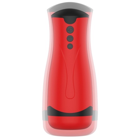 Super Suction Masturbator Red - 3