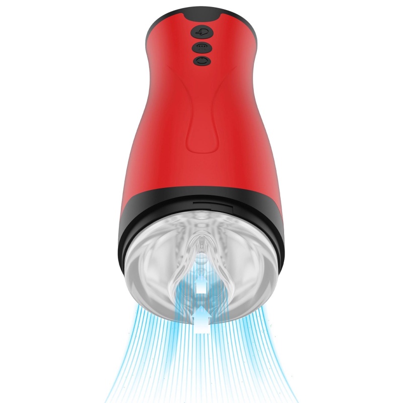 Super Suction Masturbator Red - 5
