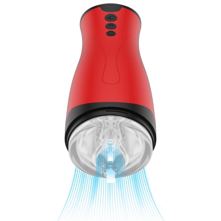 Super Suction Masturbator Red - 5
