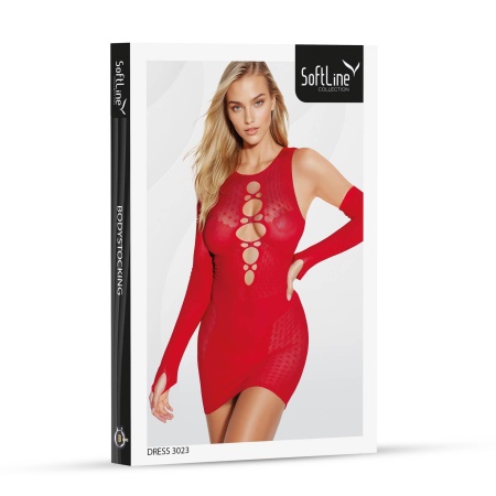 Dress 3023 red - 5