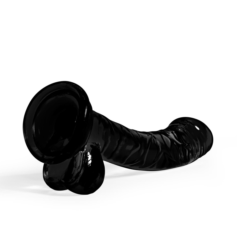 Hudini Żelkowy Dildo Analny 17,5 cm / 3 cm – Czarny - 5