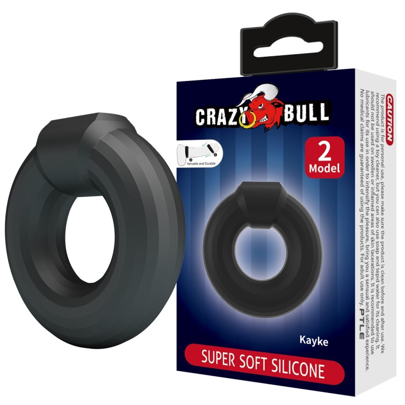 Pierścień erekcyjny Kayke marki z super miękkiego silikonu, 5 cm - 1