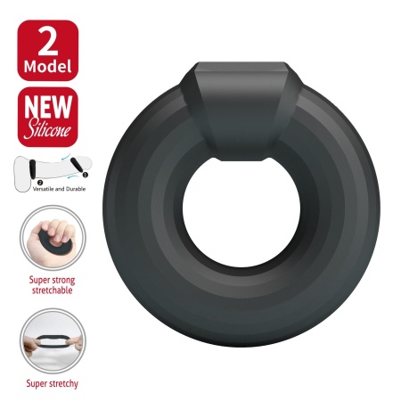 Pierścień erekcyjny Kayke marki z super miękkiego silikonu, 5 cm - 2