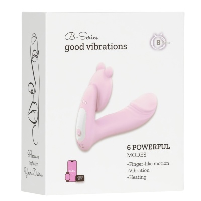 Silicone vibrator 3 speeds, 6 frequenciesFinger function, Heating + APP control - 1 2