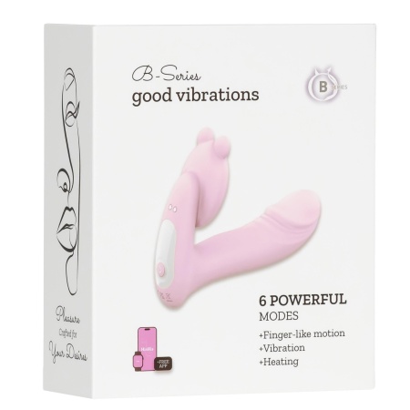 Silicone vibrator 3 speeds, 6 frequenciesFinger function, Heating + APP control - 2
