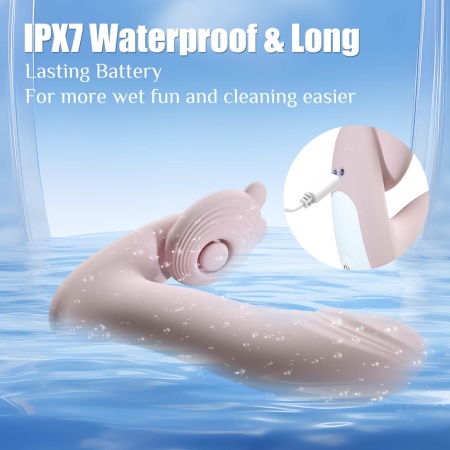 Silicone vibrator 3 speeds, 6 frequenciesFinger function, Heating + APP control - 10