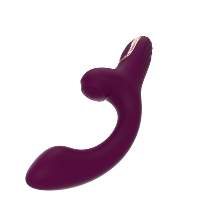 Wibrator Lila z podgrzewaniem i pulsacyjnymi uderzeniami 18,5 cm - 8