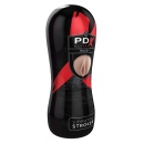 Masturbator PEE Vibrating Pussy Stroker – wyjmowany bullet, zdejmowany rękaw TPR, 17,5 cm - 2