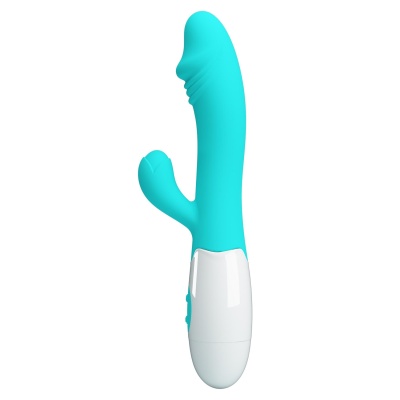 Wibrator króliczek Snappy Light Blue 30 funkcji wibracji, wodoodporny, ok. 20 cm - 1 2
