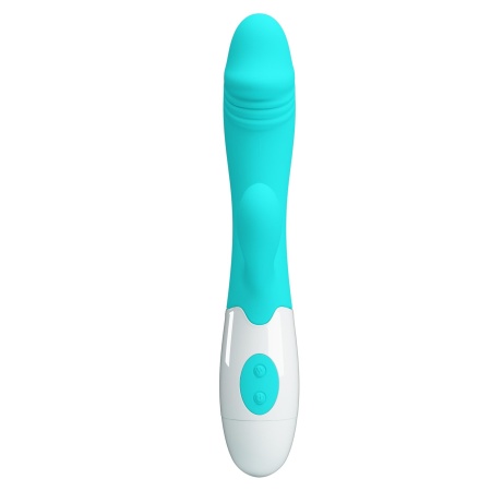 Wibrator króliczek Snappy Light Blue 30 funkcji wibracji, wodoodporny, ok. 20 cm - 3