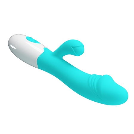 Wibrator króliczek Snappy Light Blue 30 funkcji wibracji, wodoodporny, ok. 20 cm - 4
