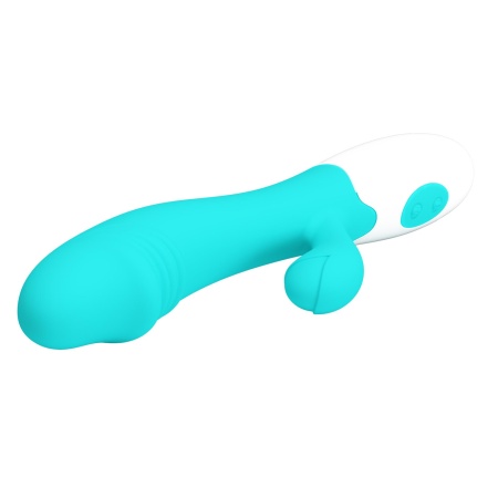 Wibrator króliczek Snappy Light Blue 30 funkcji wibracji, wodoodporny, ok. 20 cm - 5