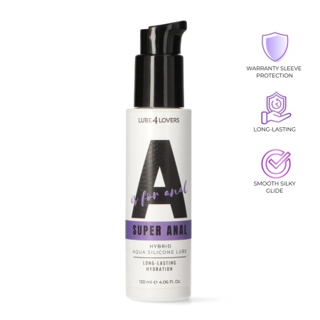 Lubrykant analny hybrydowy 120 ml woda-silikon - 1
