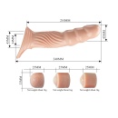 Nakładka na penisa Adjustable Penis Sleeve Extender - regulowana, 24 cm - 8